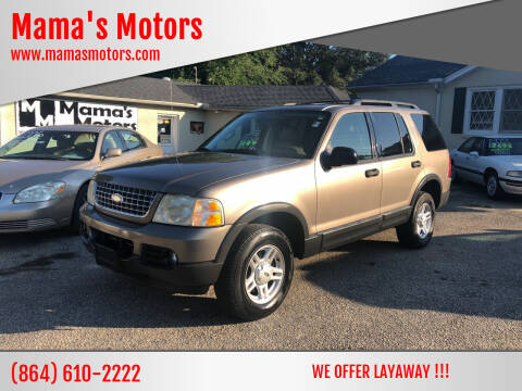 2003 Ford Explorer for sale at Mama's Motors in Pickens SC