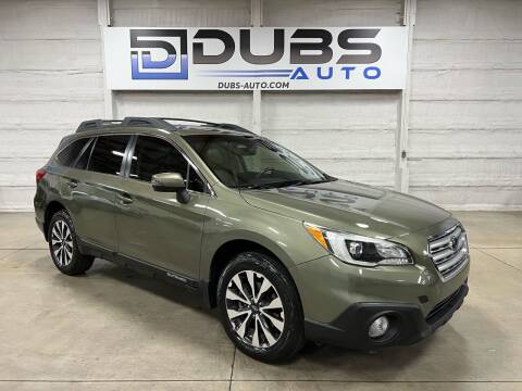 2017 Subaru Outback for sale at DUBS AUTO LLC in Clearfield UT