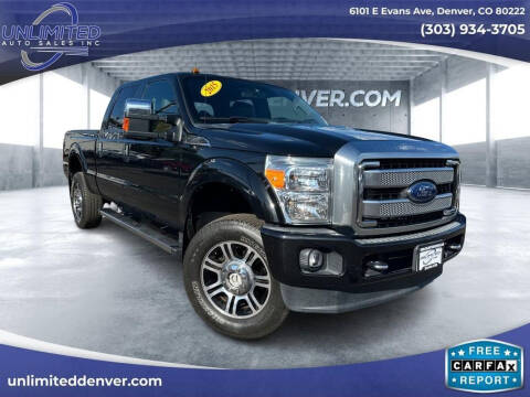 2015 Ford F-350 Super Duty for sale at Unlimited Auto Sales in Denver CO