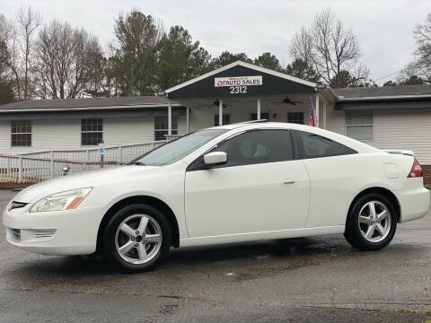 2005 Honda Accord for sale at CVC AUTO SALES in Durham NC