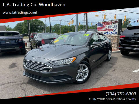 2018 Ford Fusion Hybrid for sale at L.A. Trading Co. Woodhaven in Woodhaven MI