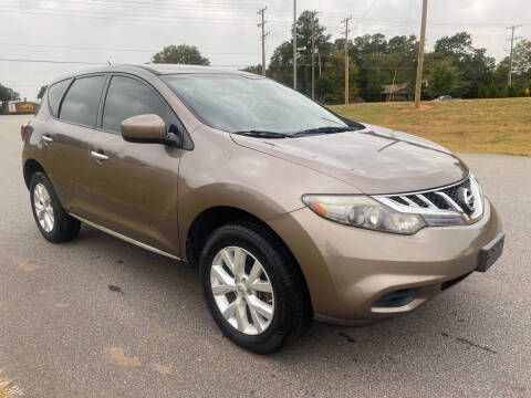 2012 Nissan Murano for sale at Happy Days Auto Sales in Piedmont SC