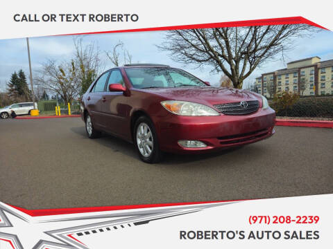 2003 Toyota Camry XLE