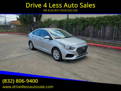 2019 Hyundai Accent for sale at Drive 4 Less Auto Sales in Houston TX