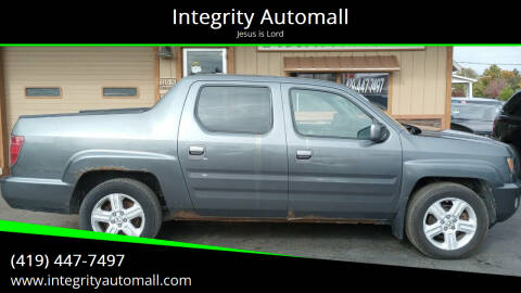 2011 Honda Ridgeline for sale at Integrity Automall in Tiffin OH