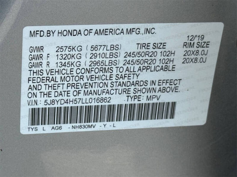 2020 Acura MDX SH-AWD w/Tech