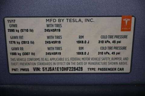 2017 Tesla Model S 75