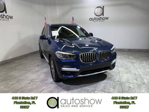 2021 BMW X3 for sale at AUTOSHOW SALES & SERVICE in Plantation FL