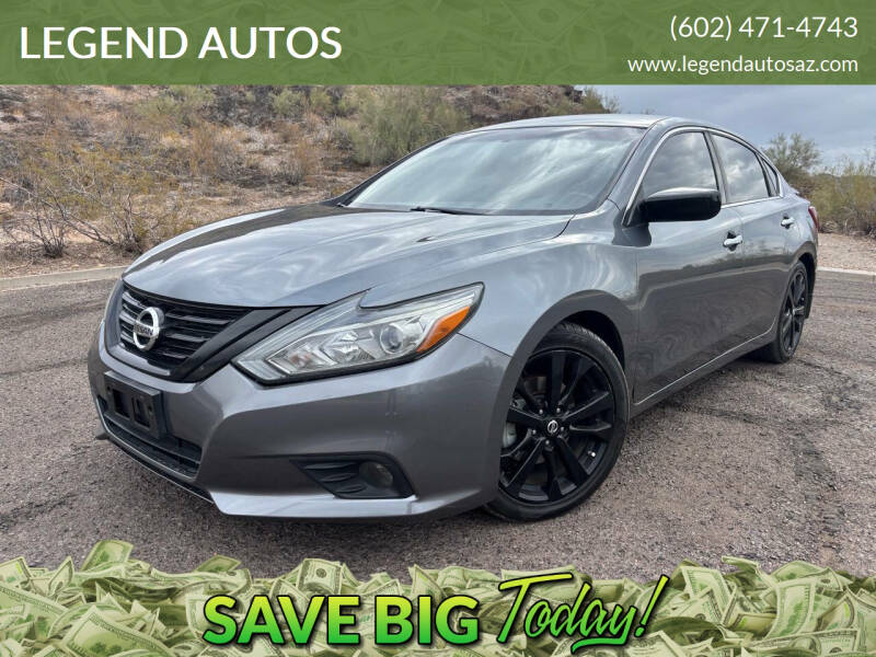 2018 Nissan Altima for sale at LEGEND AUTOS in Phoenix AZ