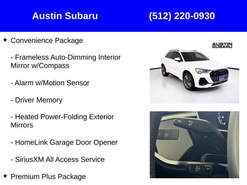 2022 Audi Q3 quattro S line Prem Plus 45 TFSI