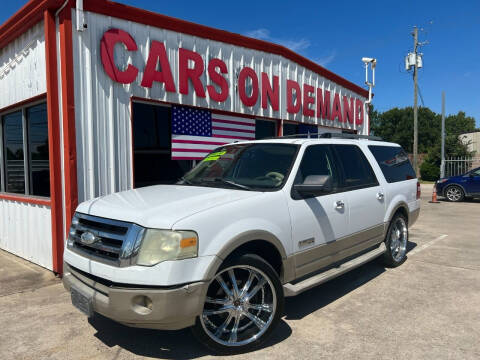 2007 Ford Expedition EL for sale at Cars On Demand 3 in Pasadena TX