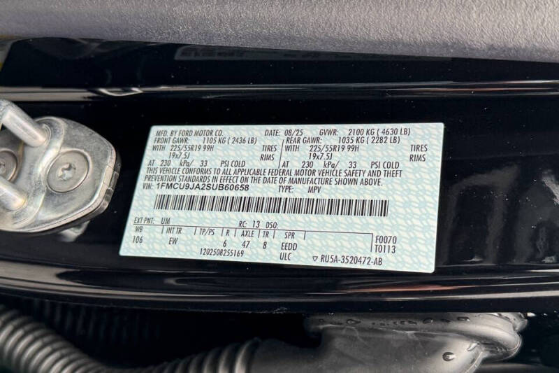 2025 Ford Escape Platinum