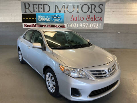 2013 Toyota Corolla for sale at REED MOTORS LLC in Phoenix AZ