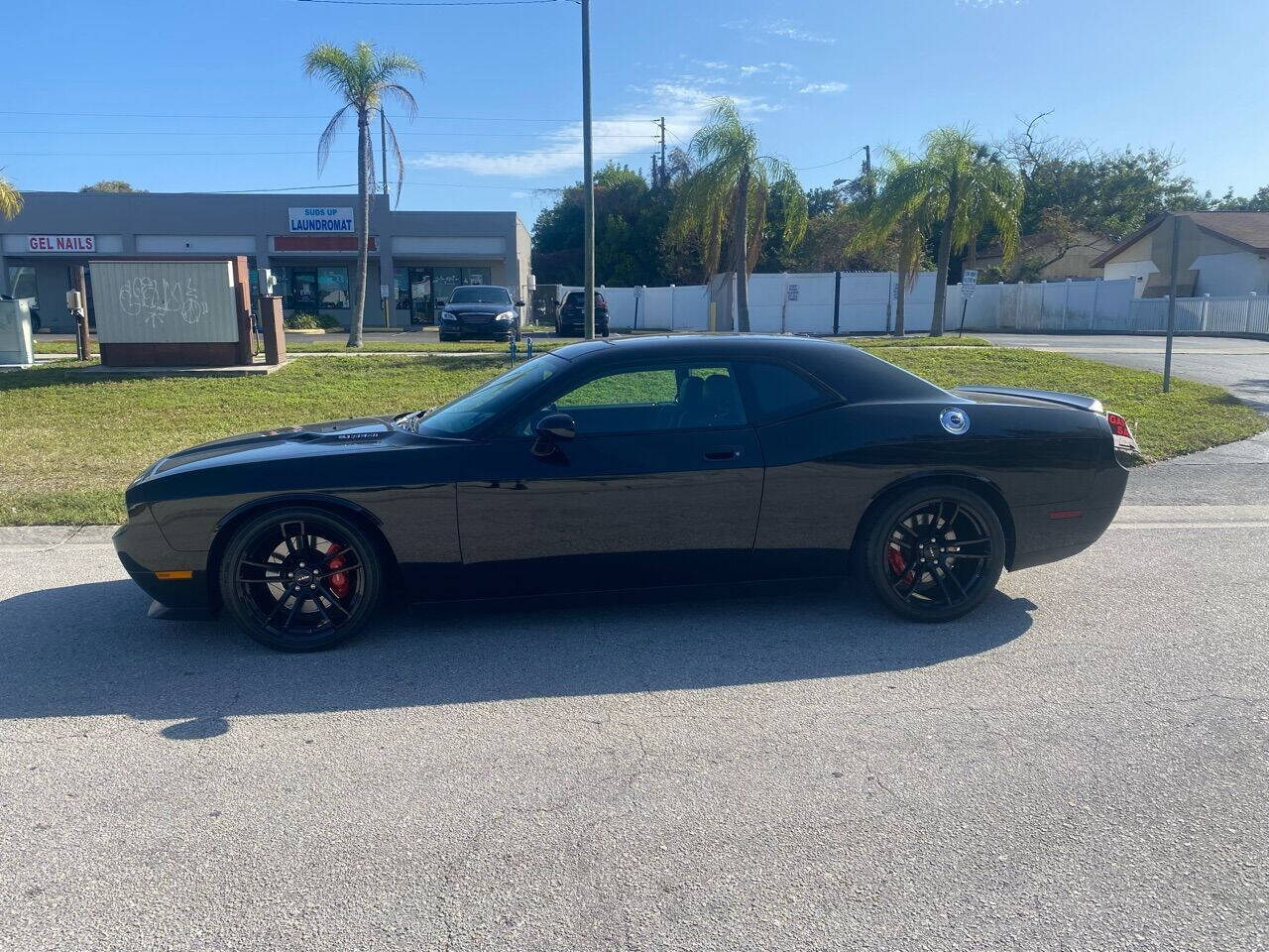 Black 2009 Dodge Challenger SRT8 SRT8 2dr Coupe 2