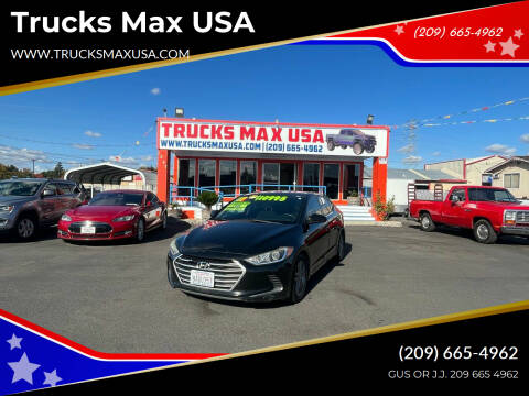 2017 Hyundai Elantra for sale at Trucks Max USA in Manteca CA