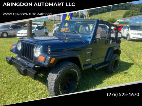 2002 Jeep Wrangler for sale at ABINGDON AUTOMART LLC in Abingdon VA
