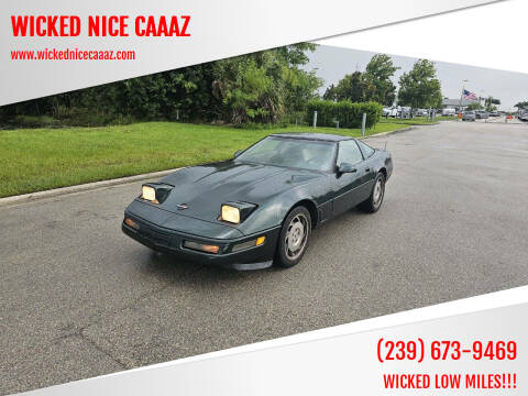 1995 Chevrolet Corvette for sale at WICKED NICE CAAAZ in Cape Coral FL