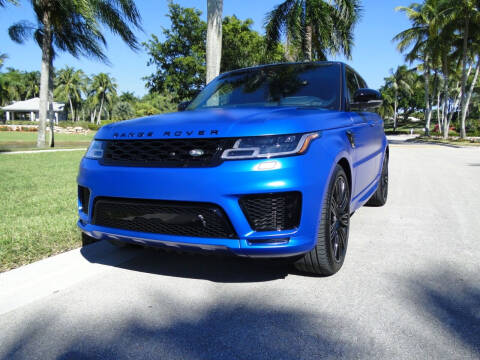 2020 Land Rover Range Rover Sport for sale at RIDES OF THE PALM BEACHES INC in Boca Raton FL