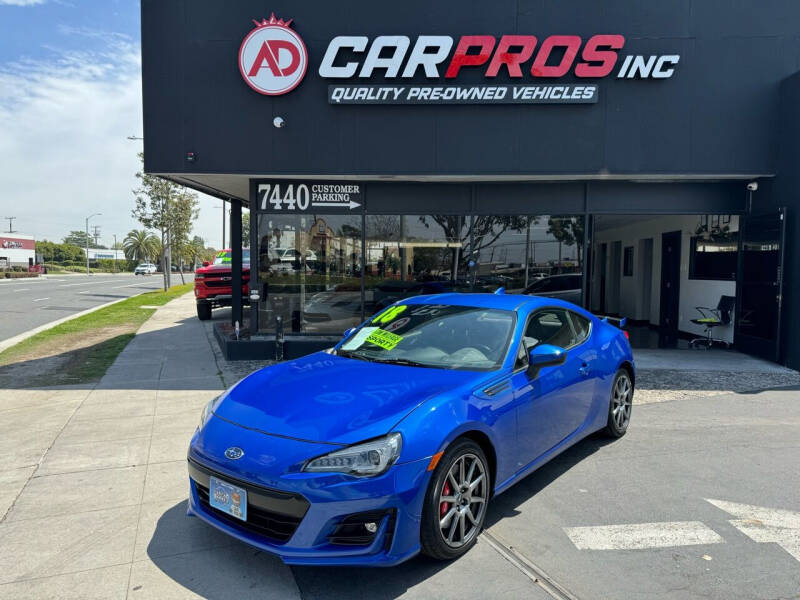 2018 Subaru BRZ for sale at AD CarPros, Inc. in Downey CA
