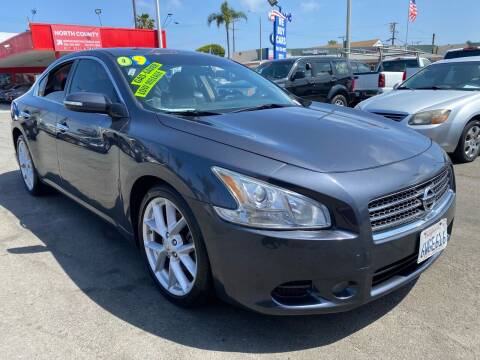 2009 Nissan Maxima for sale at North County Auto in Oceanside CA