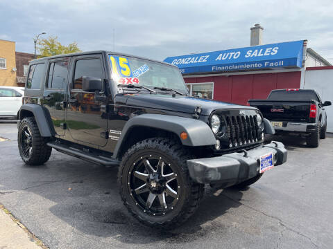 2015 Jeep Wrangler Unlimited for sale at Gonzalez Auto Sales in Joliet IL