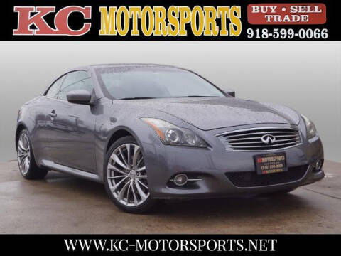 2011 Infiniti G37 Convertible for sale at KC MOTORSPORTS in Tulsa OK