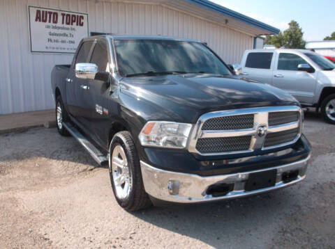 2017 RAM 1500 for sale at AUTO TOPIC in Gainesville TX