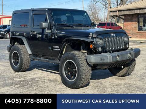 2015 Jeep Wrangler for sale at Southwest Car Sales Uptown in Oklahoma City OK