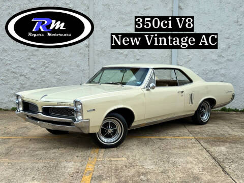 1967 Pontiac Le Mans for sale at ROGERS MOTORCARS in Houston TX