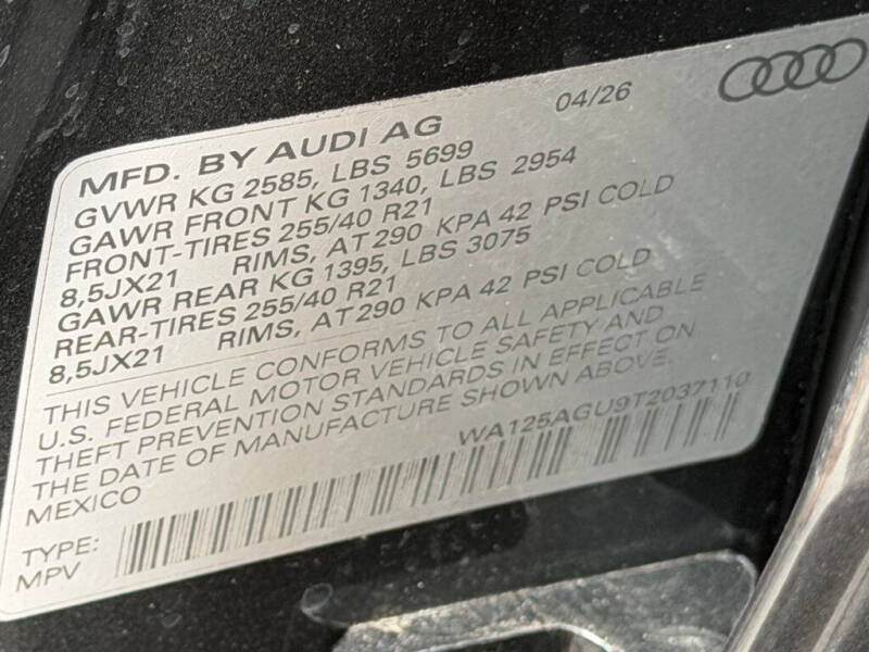 2026 Audi SQ5 quattro Premium Plus TFSI