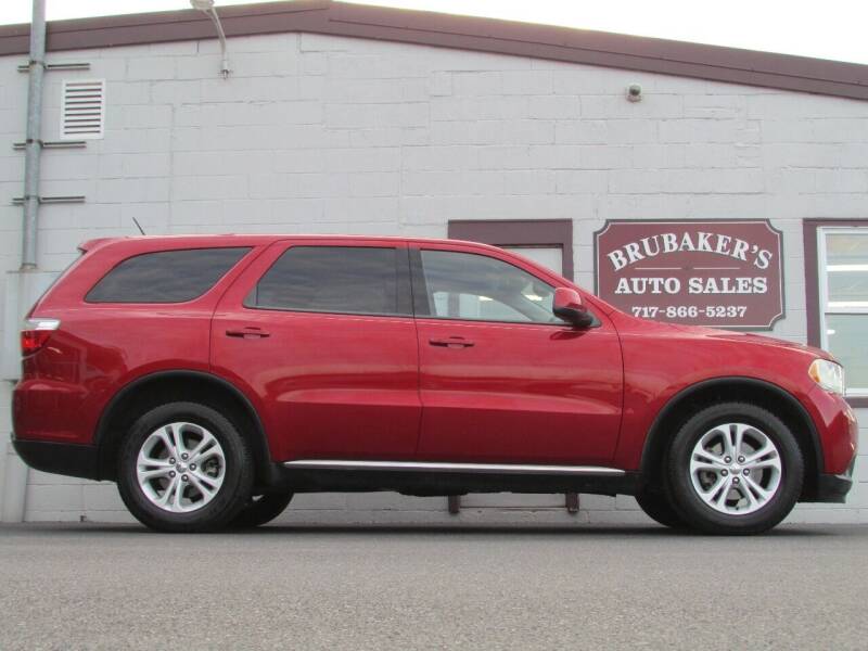 2011 Dodge Durango for sale at Brubakers Auto Sales in Myerstown PA