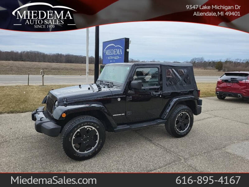 2012 Jeep Wrangler for sale at Miedema Auto Sales in Allendale MI