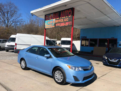 2012 Toyota Camry for sale at Global Auto Sales and Service in Nashville TN