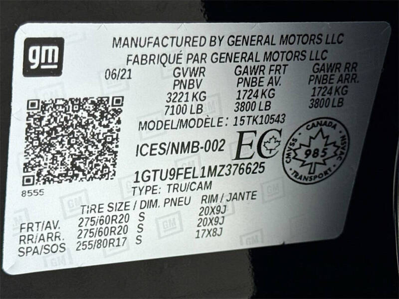 2021 GMC Sierra 1500