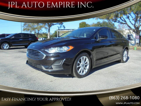 2019 Ford Fusion for sale at JPL AUTO EMPIRE INC. in Lake Alfred FL