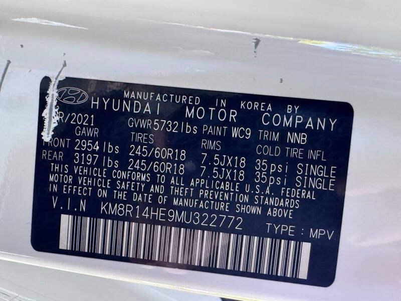2021 Hyundai Palisade SE