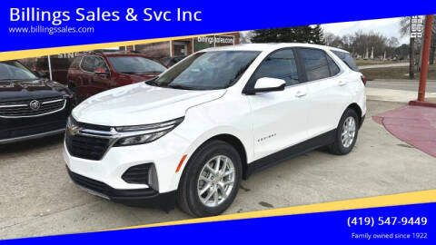 2023 Chevrolet Equinox for sale at Billings Sales & Svc Inc in Clyde OH