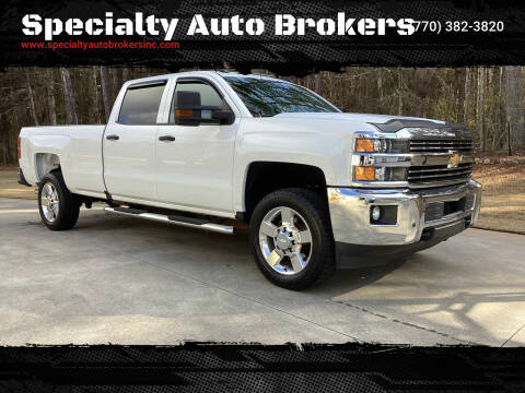 2017 Chevrolet Silverado 2500HD for sale at Specialty Auto Brokers in Cartersville GA