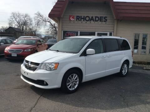 2018 Dodge Grand Caravan for sale at Rhoades Automotive Inc. in Columbia City IN
