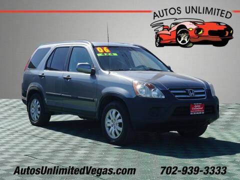2006 Honda CR-V for sale at Autos Unlimited in Las Vegas NV