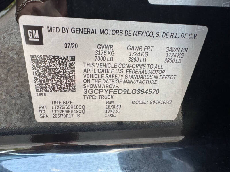 2020 Chevrolet Silverado 1500