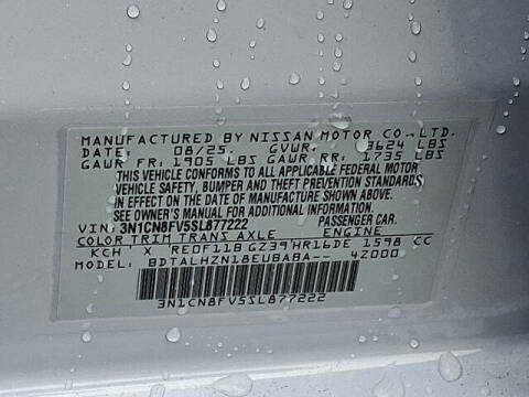 2025 Nissan Versa SR