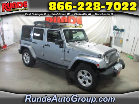 2013 Jeep Wrangler Unlimited for sale at Runde PreDriven in Hazel Green WI
