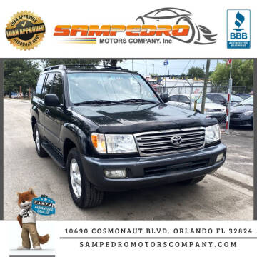 2003 Toyota Land Cruiser for sale at SAMPEDRO MOTORS COMPANY INC in Orlando FL
