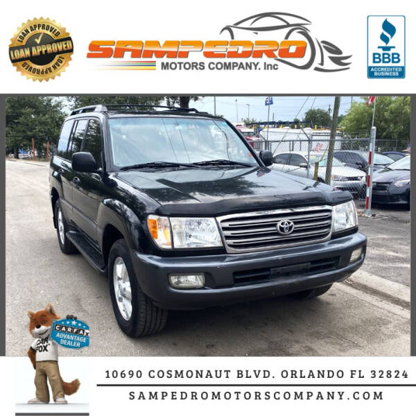 2003 Toyota Land Cruiser for sale at SAMPEDRO MOTORS COMPANY INC in Orlando FL