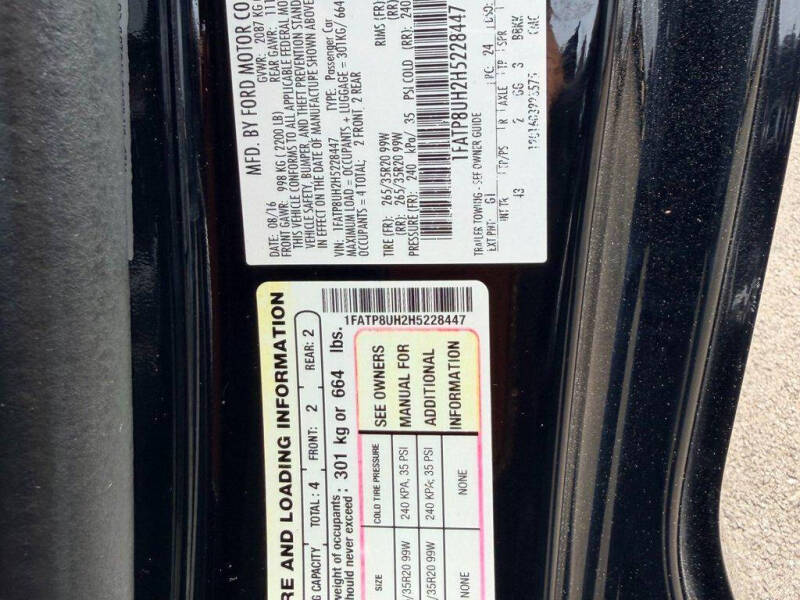 2017 Ford Mustang EcoBoost Premium