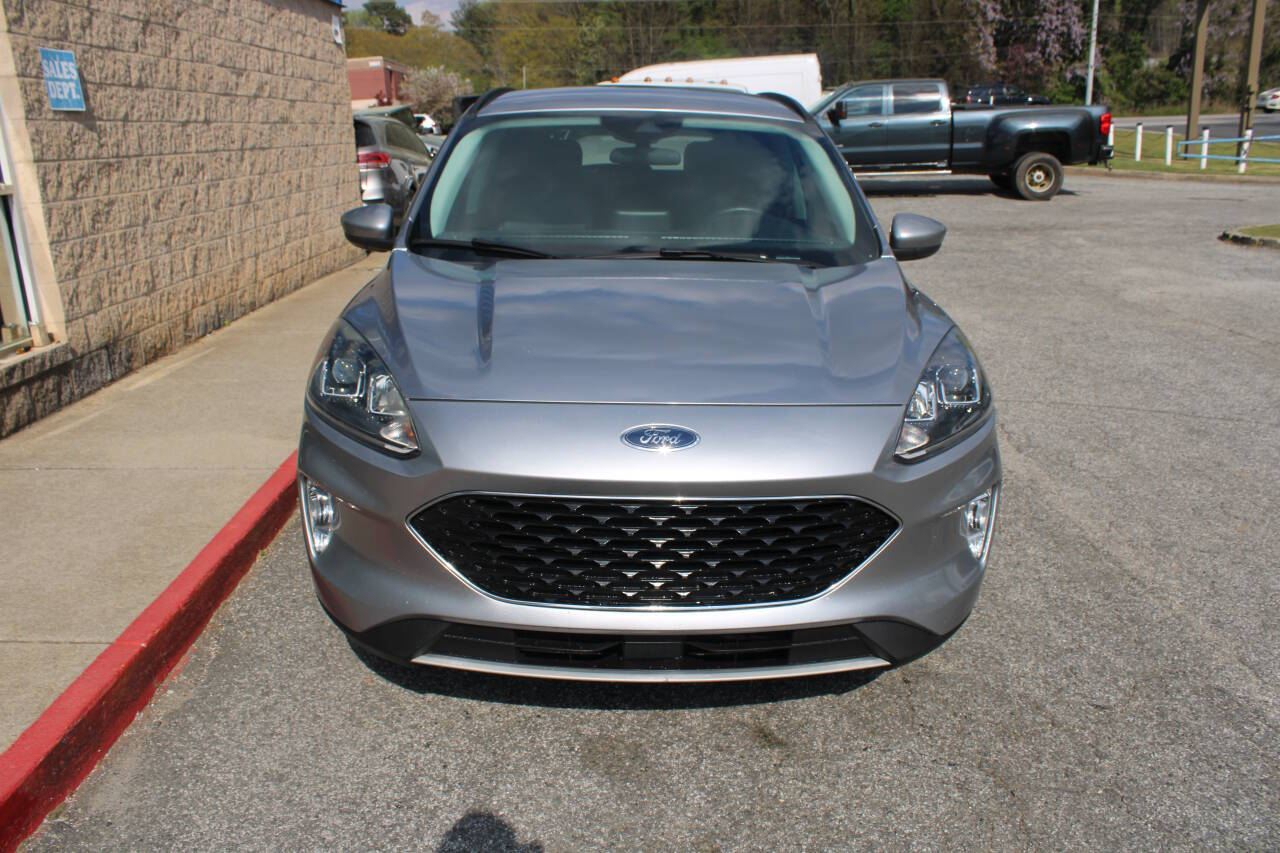 Silver 2021 Ford Escape Hybrid SEL AWD SEL 4dr SUV 2