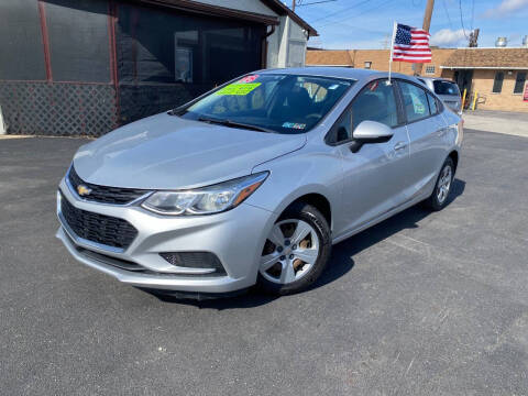 2018 Chevrolet Cruze for sale at STRUTHERS AUTO FINANCE LLC in Struthers OH