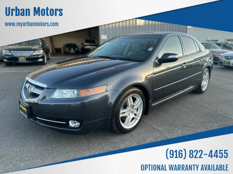 2007 Acura TL for sale at Urban Motors in Sacramento CA