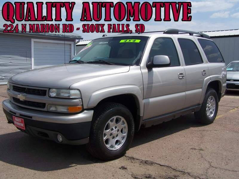 2004 Chevrolet Tahoe for sale at Quality Automotive in Sioux Falls SD